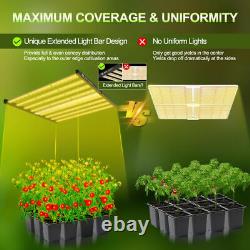 1000W Lampe de Croissance LED à Spectre Complet pour Toutes les Plantes d'Intérieur Veg Bloom Dimmable IP65
