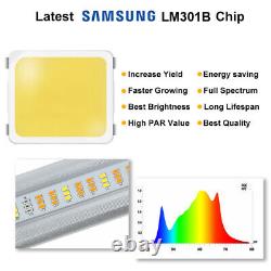 1000w Led Grow Light Bar Samsung 301b Full Spectrum 6x6ft Hydroponics Fleur De Veg