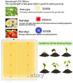 1000w Led Grow Light Full Spectrum Samsung Lm301b Plantes Hydroponiques Fleur De Veg