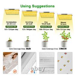 1000w Led Grow Light Full Spectrum Samsungled Commercial Indoor Plant Veg Flower