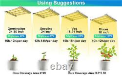 1000w Pliable Led Grow Light Bar Full Spectrum Pour Les Plantes Intérieures Commerciales Veg
