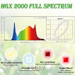 1000with2000w Led Grow Light Full Spectrum Pour Les Plantes Intérieures Veg Flower Ir Plants