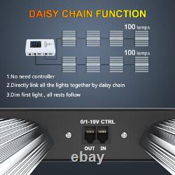 1000with640with450w Barre Pliable Commercial Led Grow Light Full Spectrum Veg Flower