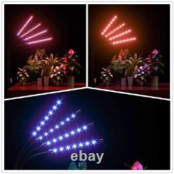 10x Led Plant Grow Light Indoor Plants Hydro Veg Flower Full Spectrum Avec Stand