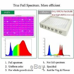 1200/2000 / 4000w Led Grow Light Full Spectrum Ir Plantes D'intérieur Panneau Veg Bloom États-unis