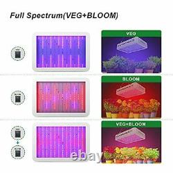1200w Led Grow Light Full Spectrum Plant Grow Light Avec Veg Et Bloom Switch Fo