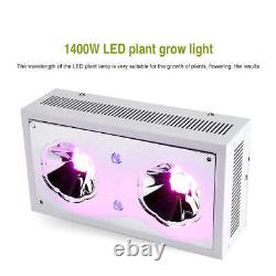1400w Cob Led Plant Grow Panneau De Lampe De Lumière Spectrum Flower Veg Hydroponics