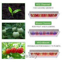 1500W Lampe de croissance LED à spectre complet pour plantes 7 bandes UV Veg Lamp F Hydroponique