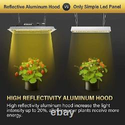 1500w Led Grow Light Full Spectrum Indoor Dimmable Veg Flower Plant Lamp Panel
