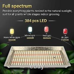 1500w Led Grow Light Full Spectrum Indoor Dimmable Veg Flower Plant Lamp Panel