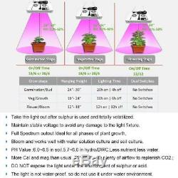2000/4000 / 6000w Led Grow Light Full Spectrum Ir Plantes D'intérieur Panneau Veg Bloom États-unis