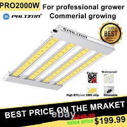 2000w 720pcs Led Grow Light Full Spectrum Pour Greenhouse Indoor Plant Veg Fleur