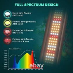 2000w 720pcs Led Grow Light Full Spectrum Pour Greenhouse Indoor Plant Veg Fleur