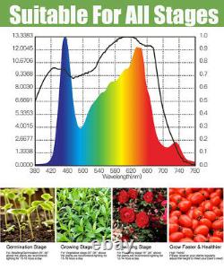 2000w Full Spectrum Cob Led Grow Lampe De Lumière Pour Les Plantes Fleur Veg Hydroponics