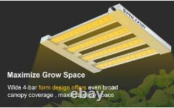 2000w Led Grow Light Full Spectrum Couverture 4x4ft Veg Hydroponique Intérieur Dimmable