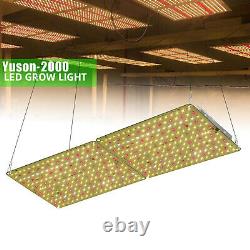 2000w Led Grow Light Full Spectrum Pour Greenhouse Indoor Plant Veg Et Fleur