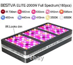 2000w Réflecteur Full Spectrum Intérieur Plante Veg Mode Bloom Grow Light Us Stock