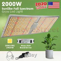 2000w Sunlike Full Spectrum Led Grow Light Samsungled Lm301b Plantes D'intérieur Veg