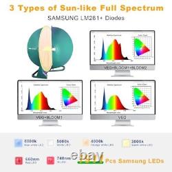 2024 Nouvelle lumière de croissance LED SPF6000 avec une couverture de 6x6ft avec de nouveaux diodes et lumières infrarouges 600W