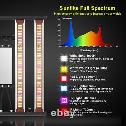 240W avec LM281B LED Grow Light Sunlike Full Spectrum Indoor Veg Bloom UV IR