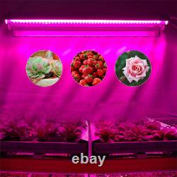2pcs 2000w Plant Led Grow Light 2ft T5 Full Spectrum Indoor Flower Veg Tube Lampe