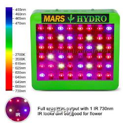 2pcs Mars Hydro Réflecteur 300w Led Grow Light Panel Lampe D'intérieur Plante Veg Bloom