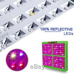 2pcs Mars Réflecteur 1000w Led Grow Lampe Kit Full Spectrum Hydro Veg Flower