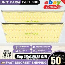 2pcs Unit Farm Ufl 3000w Led Grow Light Full Spectrum Indoor Plant Veg Flower Ir