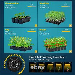 3000w Dimmable Led Grow Light Samsung Lm301b 4x4ft Pour Les Plantes Intérieures Veg Flower
