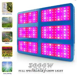 3000w Led Grow Light Full Spectrum Veg Bloom Pour Les Plantes Médicales Hydroélectriques Commerciales