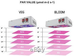 300w Led Grow Light Veg Usine De Fleur + 24 '' X 24 '' × 60''indoor Grandir 2'x2 Tente Kit