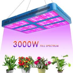 30w-3000w Led Grow Ampoule De Lumière Plein Spectre Intérieur Veg Bloom Lampe De Croissance