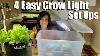 4 Easy Grow Light Set Ups For Starting Seeds Indoors Spring Garden Series 1