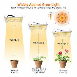 4x Full Spectrum Plant Lampe À Veg Lumineux Pour Plante Hydroponique Intérieure