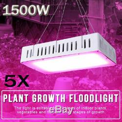 5 X 1500w Diy Led Grow Light Pour Maison Intérieur Hydroponique Veg Bloom Lampes Usine
