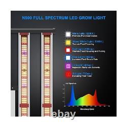 500Watts Led Grow Lights, Grow Lights for Indoor Plants Full Spectrum with IR 	
 <br/>

<br/> 

500 Watts de lumières de culture LED, lumières de croissance pour plantes d'intérieur à spectre complet avec IR