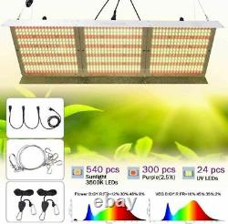 6000w Dimmable Led Grow Panneau De Lumière- Full Spectrum Lampe Imperméable Seeding Veg