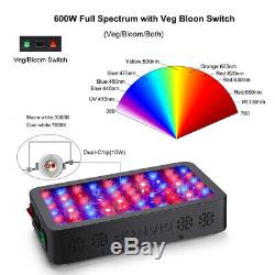 600w 1200w Watt Led Lampe Faire Pousser Des Plantes De Fleurs Oganic Croissance Full Spectrum