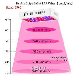 600w Led Usine Grow Light Full Spectrum Lampe D'intérieur À Effet De Serre Veg & Flower Hot