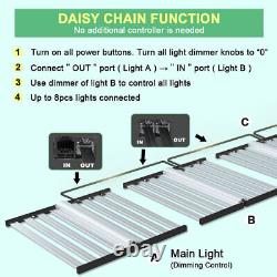 640W Spider avec Barre LED Samsung Lumière de Croissance Commerciale pour Plantes d'Intérieur, Fleurs et Légumes