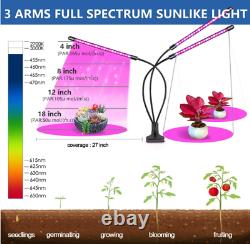 640w Barre Pliable Led Grow Light Full Spectrum Veg Flower Remplace Fluence Gavita