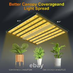 640w Barre Pliable Led Grow Light Full Spectrum Veg Flower Remplace Fluence Gavita