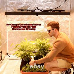 640w Foldable Led Grow Light Indoor Plants Medicals Remplace Fluence Spydr Gavita