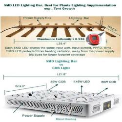 640w Full Spectrum Samsung Led Grow Light Bar Pour Les Plantes D'intérieur Lampe Commerciale