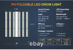 720W Lumière de croissance Full Spectrum Kits commerciaux de Veg Flower Bloom 2592LED Toutes les étapes