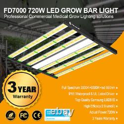 720w Full Spectrum Led Grow Light 6bar Indoor Hydroponics Lampe De Plante Commerciale