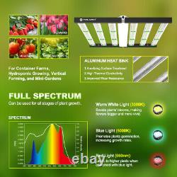 720w Led Grow Light Pour Les Plantes Intérieures Tentes Veg Bloom Floraison 5x5 Ft Couverture