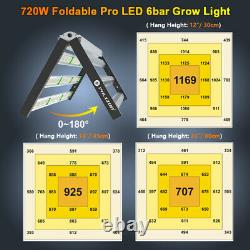 720w Pro Pliable Bar Led Grow Light Full Spectrum Pour Les Plantes Intérieures Veg Flower