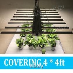 8-bar Led Grow Pour Les Plantes À L'intérieur Veg Flower Hydroponic Full Spectrum Lamp Panel