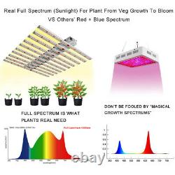 800w 5/6/8/10 Barres Samsung Full Spectrum Led Grow Light Remplace Fluence/gavita